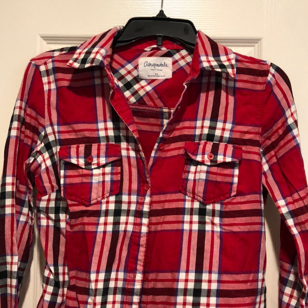 Aeropostale plaid flannel